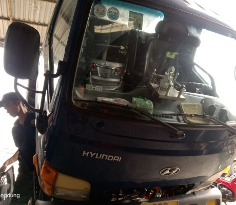 Huyndai N250, báo lỗi động cơ, lỗi hệ thống máy lạnh